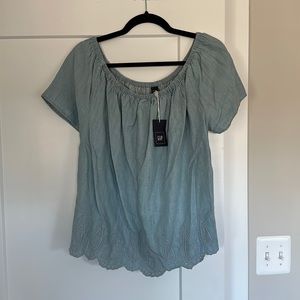 Gap Denim NWT Size L Detail at bottom